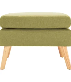 New Voetenbank stof groen Stoelen