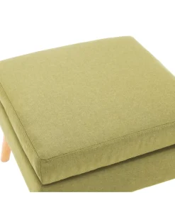 New Voetenbank stof groen Stoelen