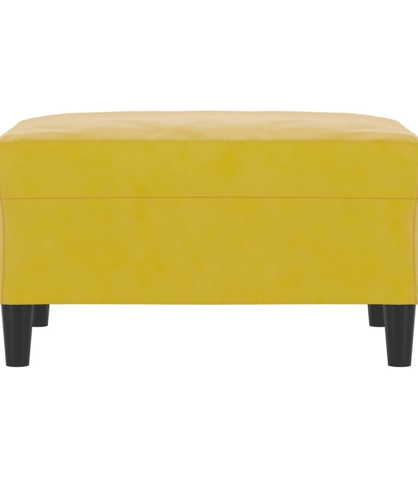 Hot Voetenbank 70x55x41 cm fluweel geel Stoelen