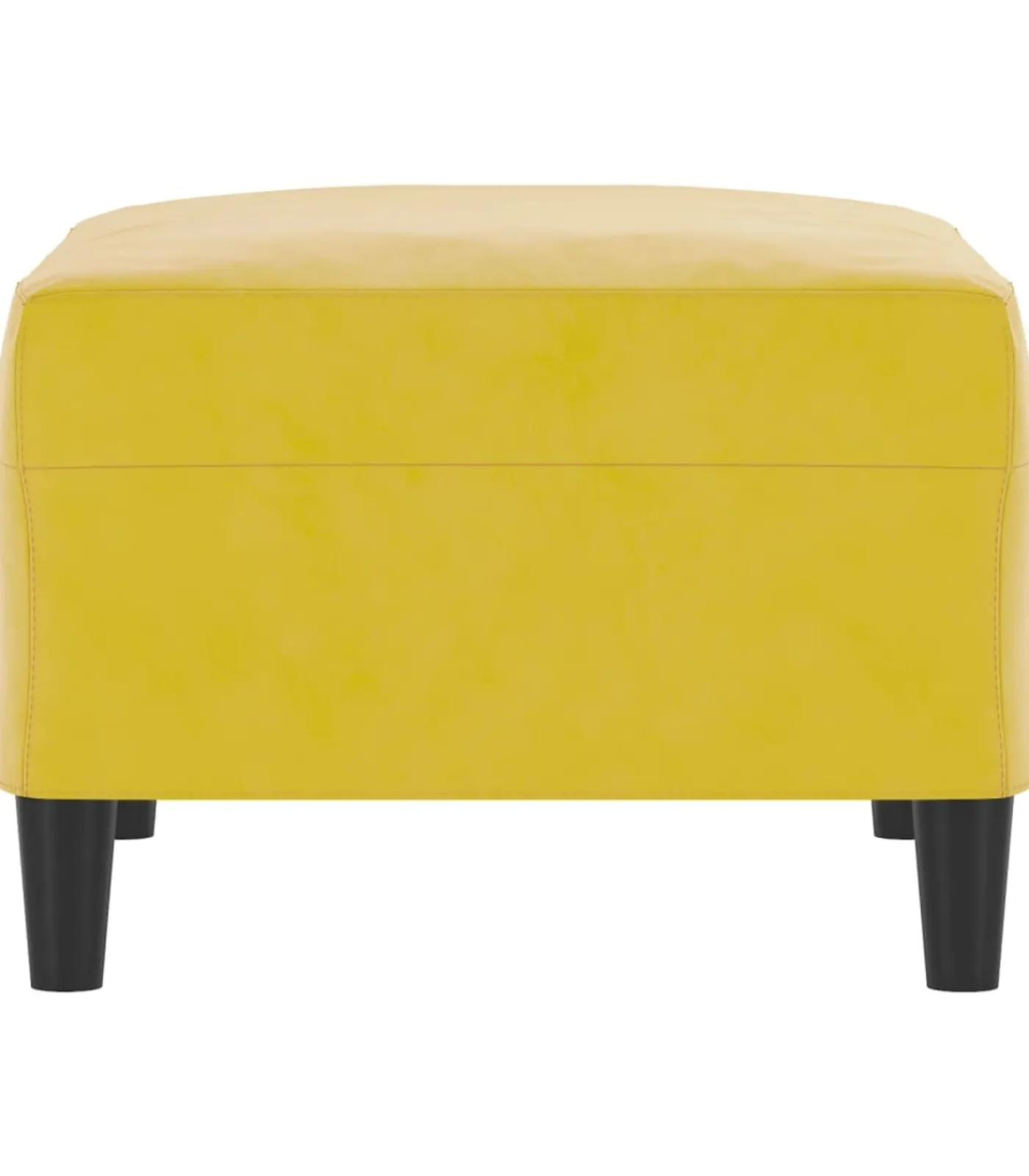 Hot Voetenbank 70x55x41 cm fluweel geel Stoelen