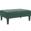 Hot Voetenbank 77x55x31 cm fluweel donkergroen Stoelen