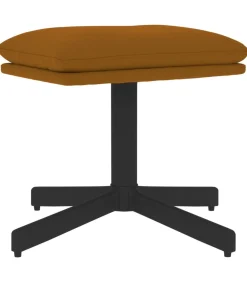 Online Voetenbank 60x60x36 cm fluweel bruin Stoelen