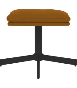 Online Voetenbank 60x60x36 cm fluweel bruin Stoelen