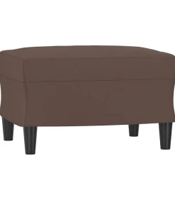Hot Voetenbank 60x50x41 cm kunstleer bruin Stoelen