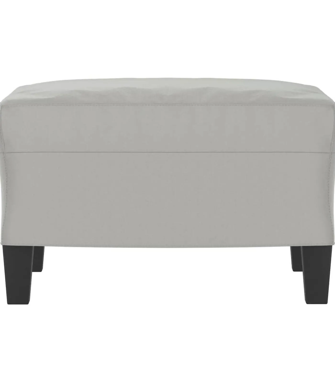 Hot Voetenbank 60x50x41 cm microvezelstof lichtgrijs Stoelen