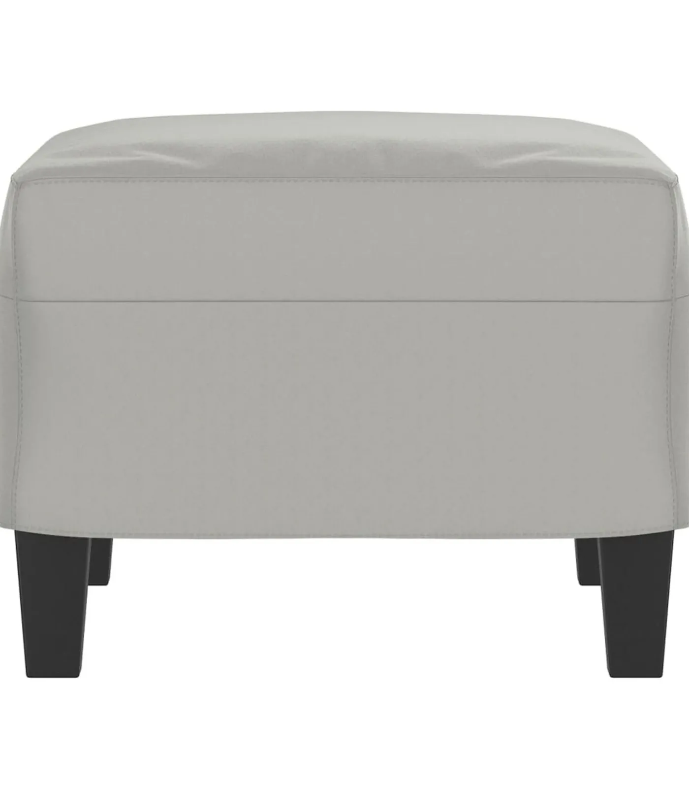Hot Voetenbank 60x50x41 cm microvezelstof lichtgrijs Stoelen