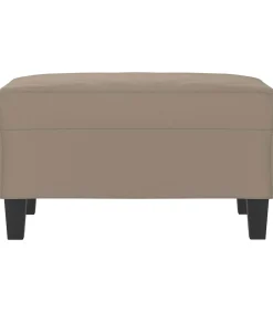 Best Voetenbank 70x55x41 cm microvezelstof taupe Stoelen