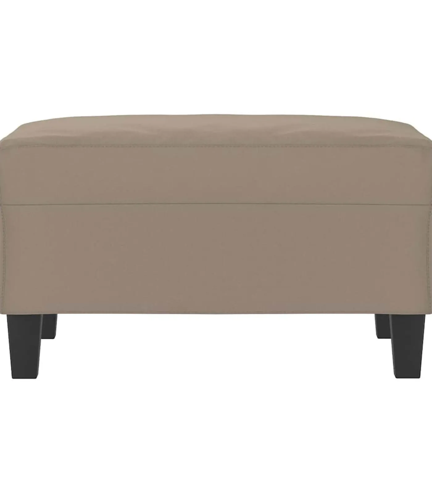 Best Voetenbank 70x55x41 cm microvezelstof taupe Stoelen