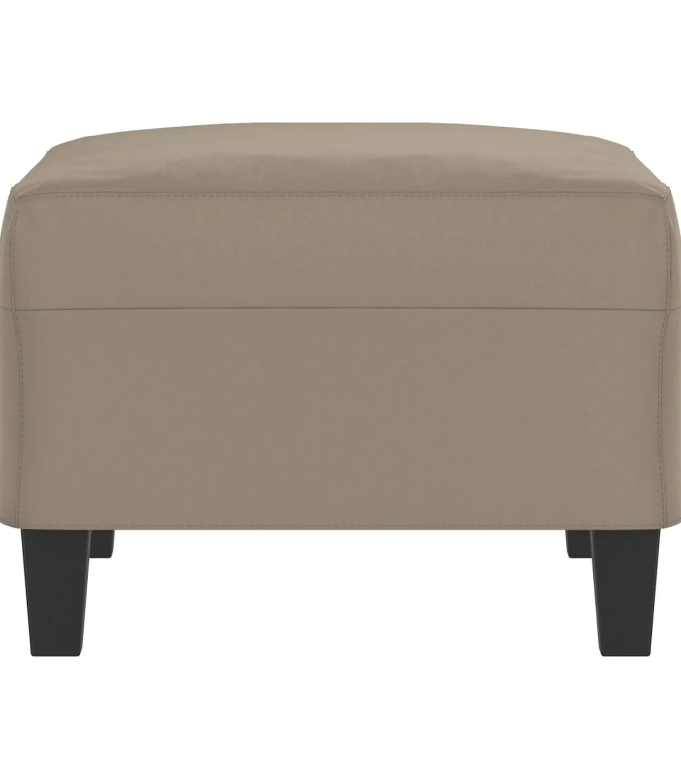 Best Voetenbank 70x55x41 cm microvezelstof taupe Stoelen