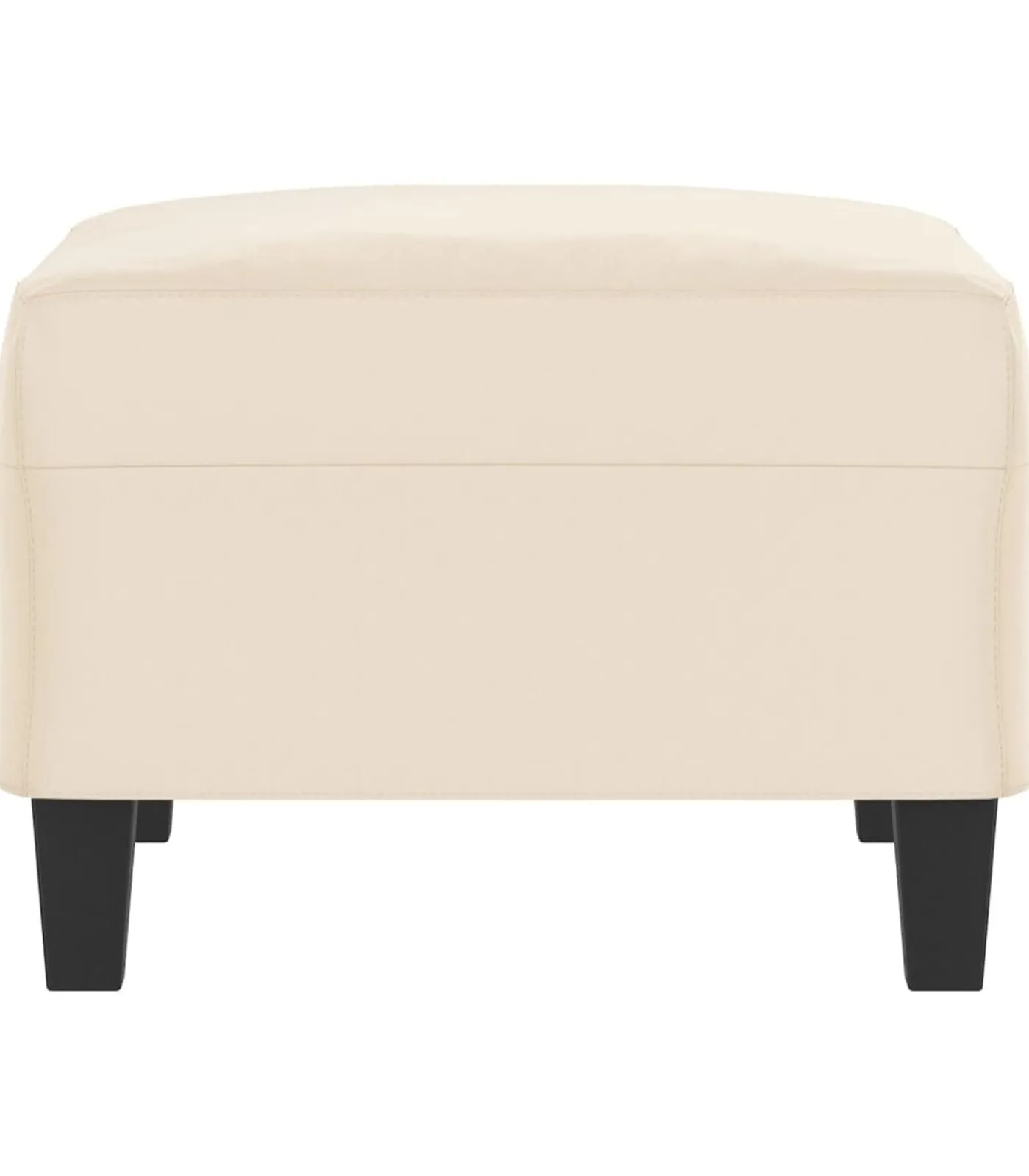 New Voetenbank 70x55x41 cm microvezelstof beige Stoelen