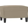 Discount Voetenbank 60x50x41 cm microvezelstof taupe Stoelen