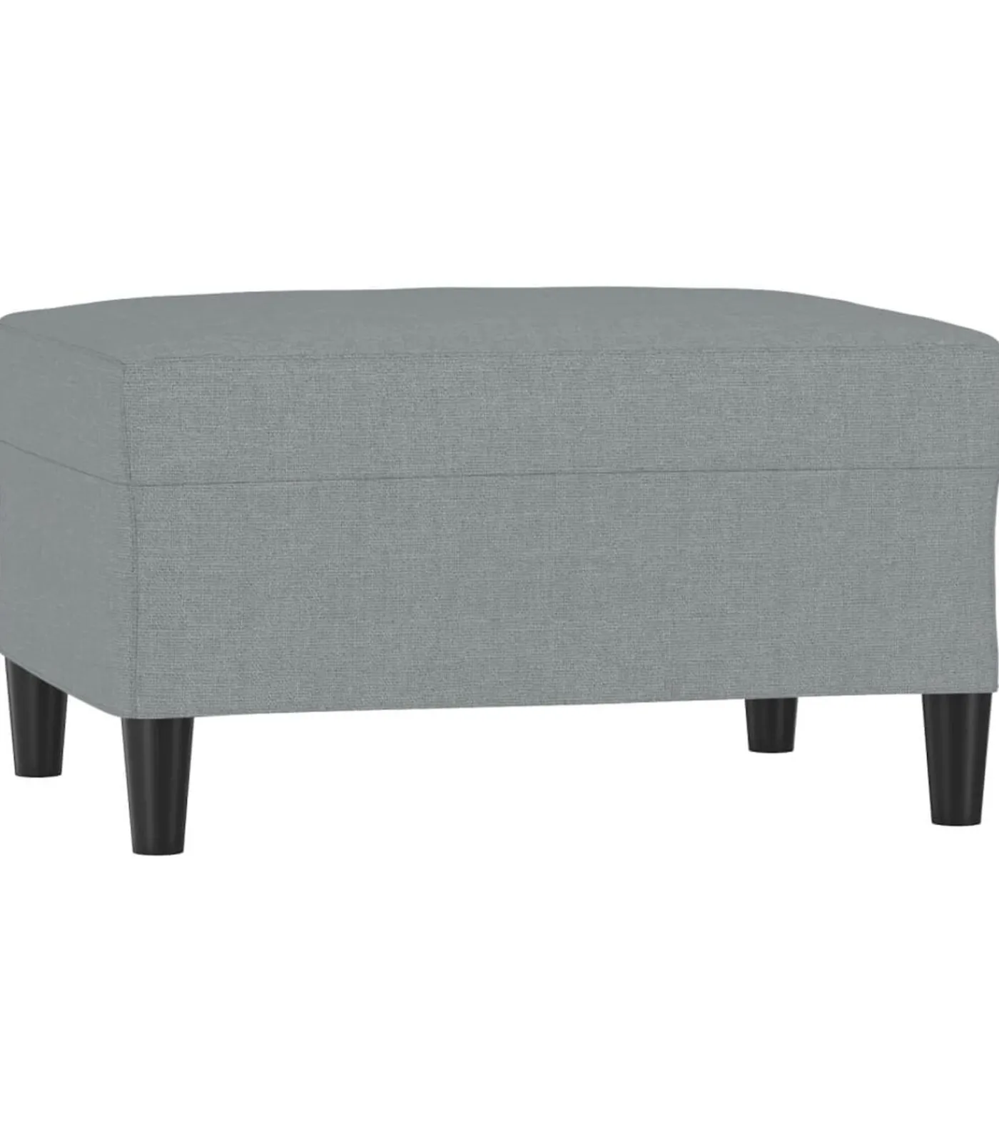 Best Voetenbank 70x55x41 cm stof lichtgrijs Stoelen