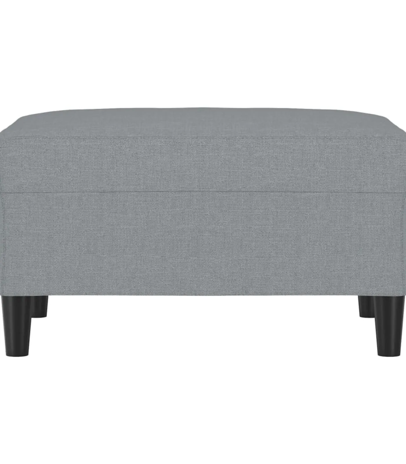 Best Voetenbank 70x55x41 cm stof lichtgrijs Stoelen