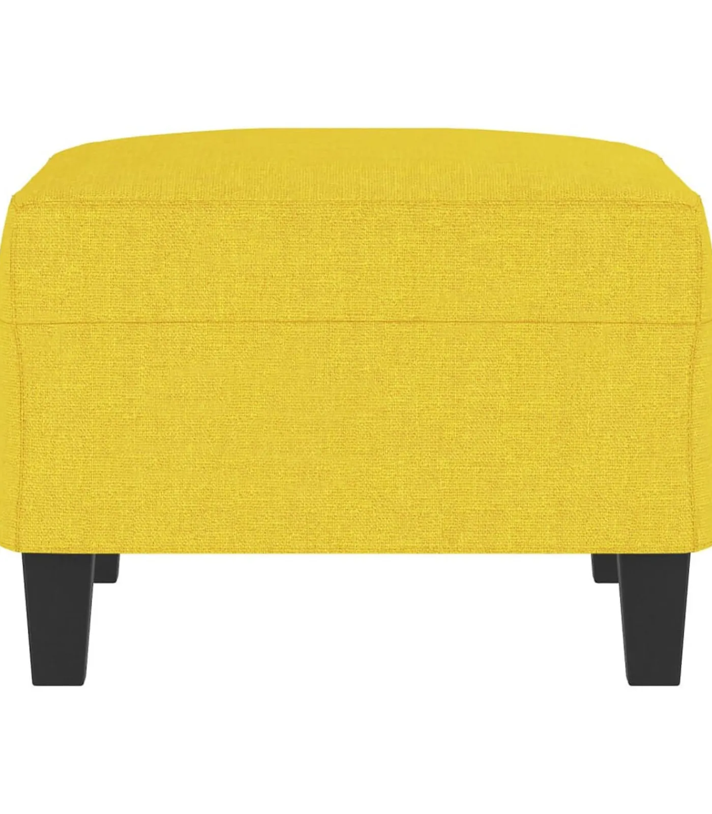 Outlet Voetenbank 70x55x41 cm stof lichtgeel Stoelen