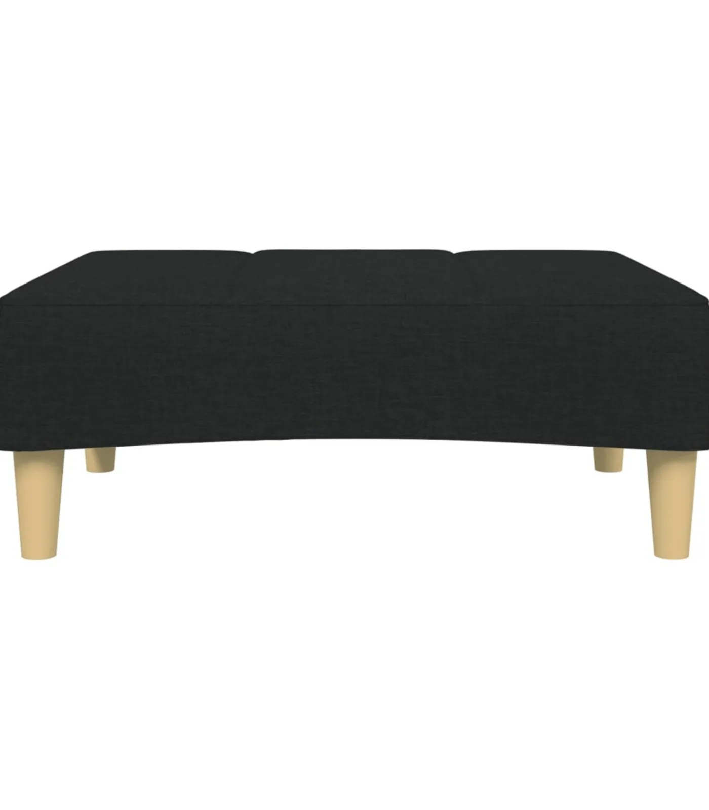 Hot Voetenbank 77x55x31 cm stof zwart Stoelen