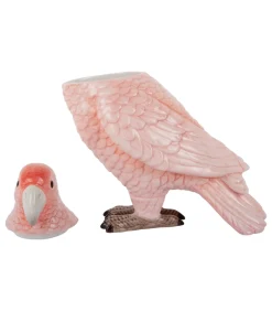 Clearance Voorraadpot Bird - Zachtroze - 22.5x11.8x20.7cm Keukenaccessoires