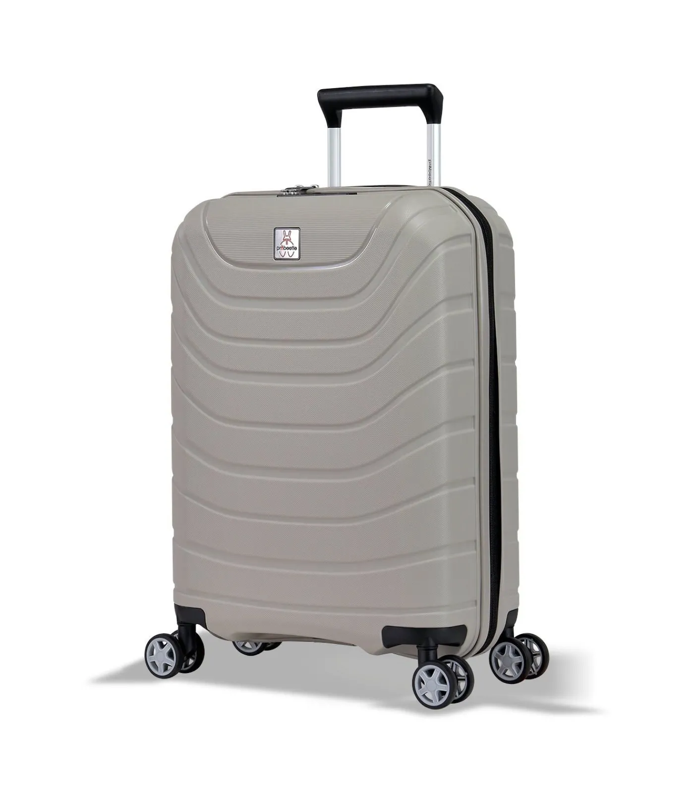 Outlet Voyager XXI Expandable Handbagage Koffer 4 Wielen Lichtgrijze Trolleys