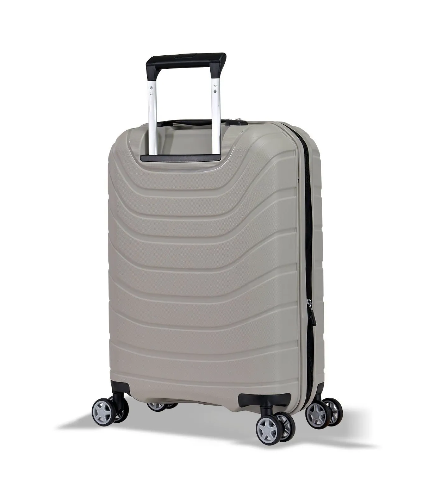 Outlet Voyager XXI Expandable Handbagage Koffer 4 Wielen Lichtgrijze Trolleys