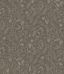 Hot Vliesbehang | Twigs Soil Gold Wanddecoratie