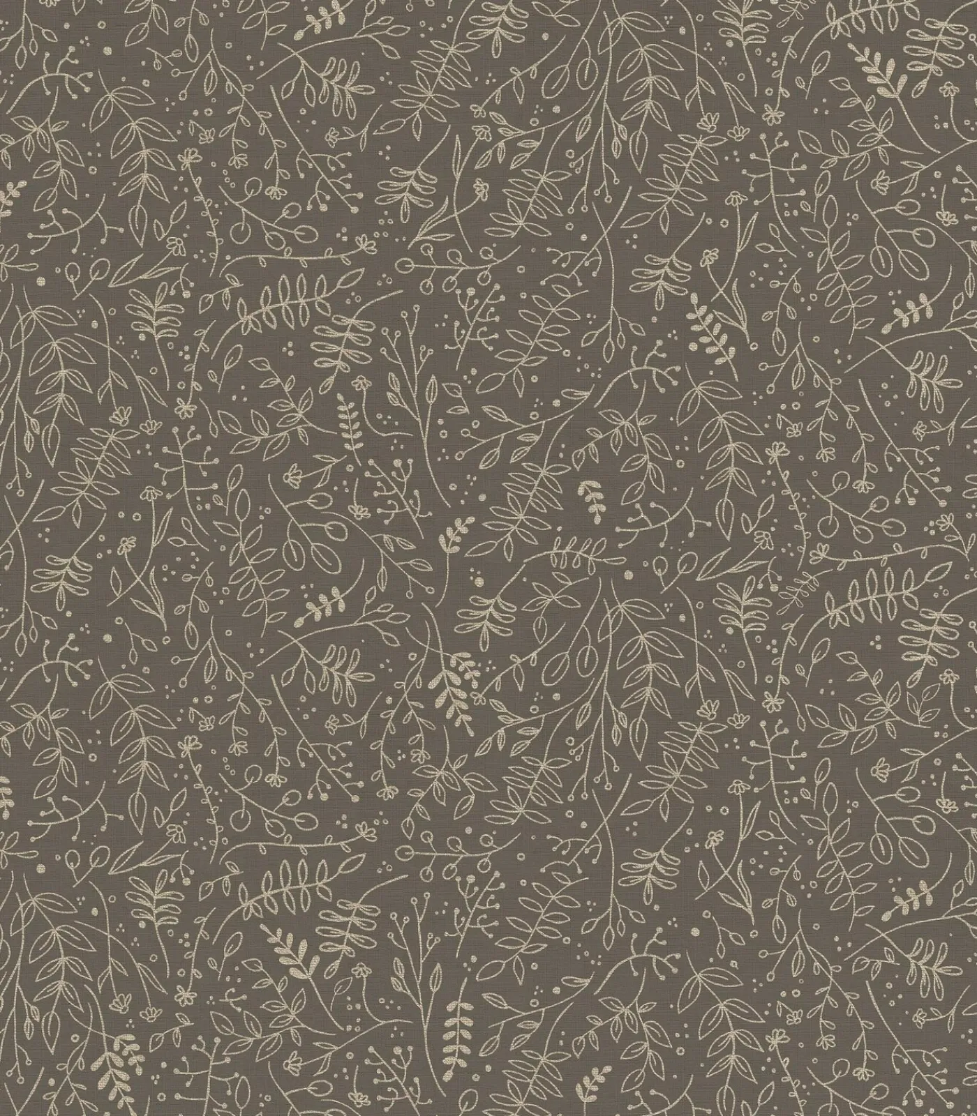 Hot Vliesbehang | Twigs Soil Gold Wanddecoratie