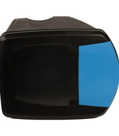 Sale Vuilnisbakken 4 st stapelbaar 100 L antracietkleurig Manden En Bakken