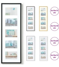 Best Fotolijst New Lifestyle 3x 10x15 cm zilverkleurig Fotolijsten
