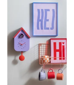 Clearance Wanddecoratie Hi Medium - Rood - 3x22x31cm Wanddecoratie