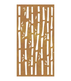 Sale Wanddecoratie tuin bamboe-ontwerp 105x55 cm cortenstaal Decoratie