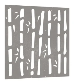 Best Wanddecoratie tuin bamboe-ontwerp 55x55 cm cortenstaal Decoratie