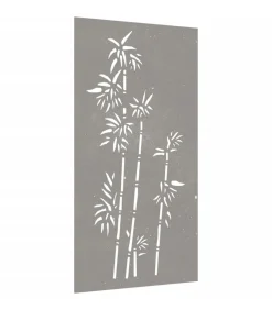 Sale Wanddecoratie tuin bamboe-ontwerp 105x55 cm cortenstaal Decoratie