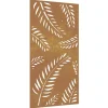 Sale Wanddecoratie tuin bladontwerp 105x55 cm cortenstaal Decoratie
