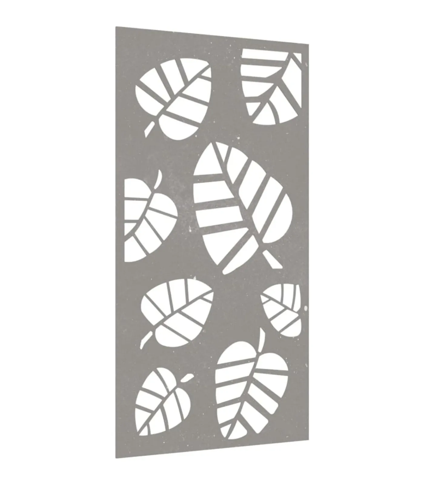 New Wanddecoratie tuin bladontwerp 105x55 cm cortenstaal Decoratie