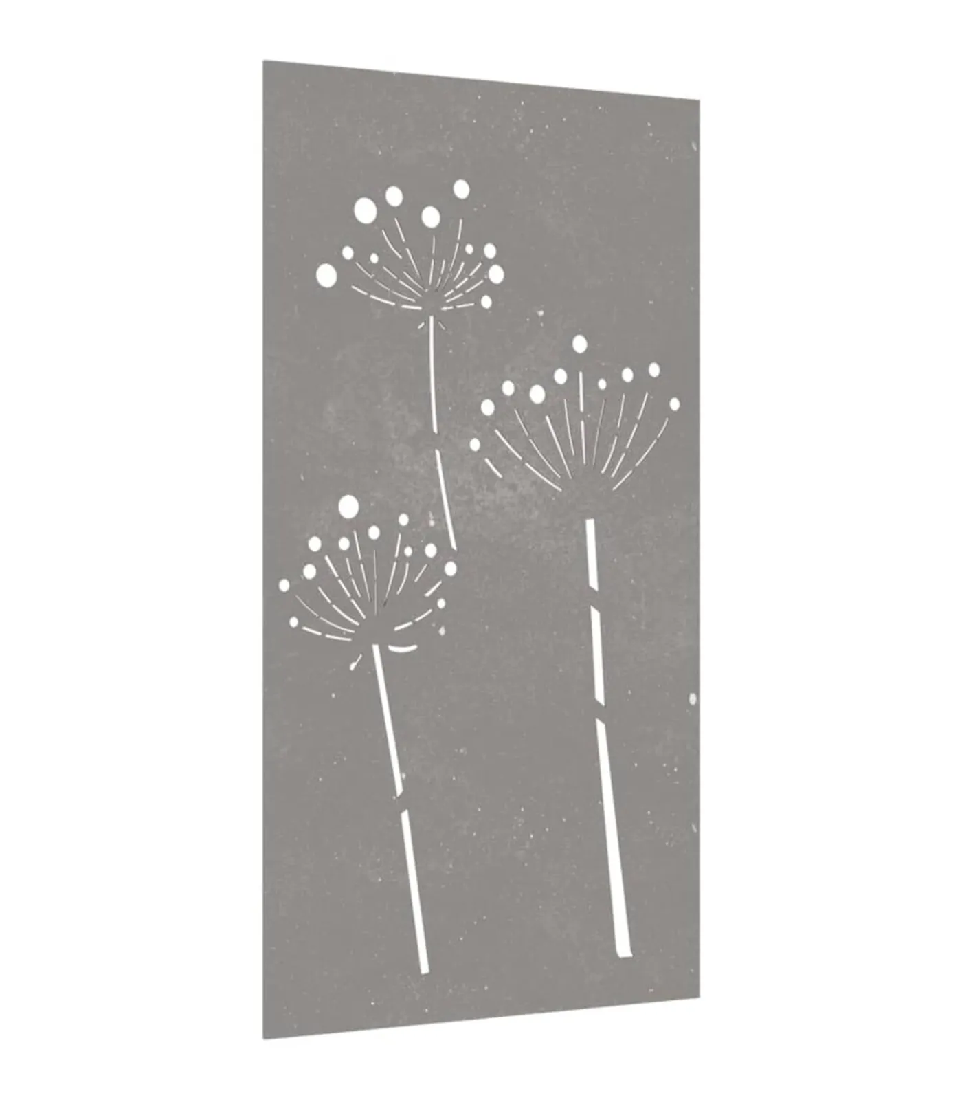 Online Wanddecoratie tuin bloemenontwerp 105x55 cm cortenstaal Decoratie