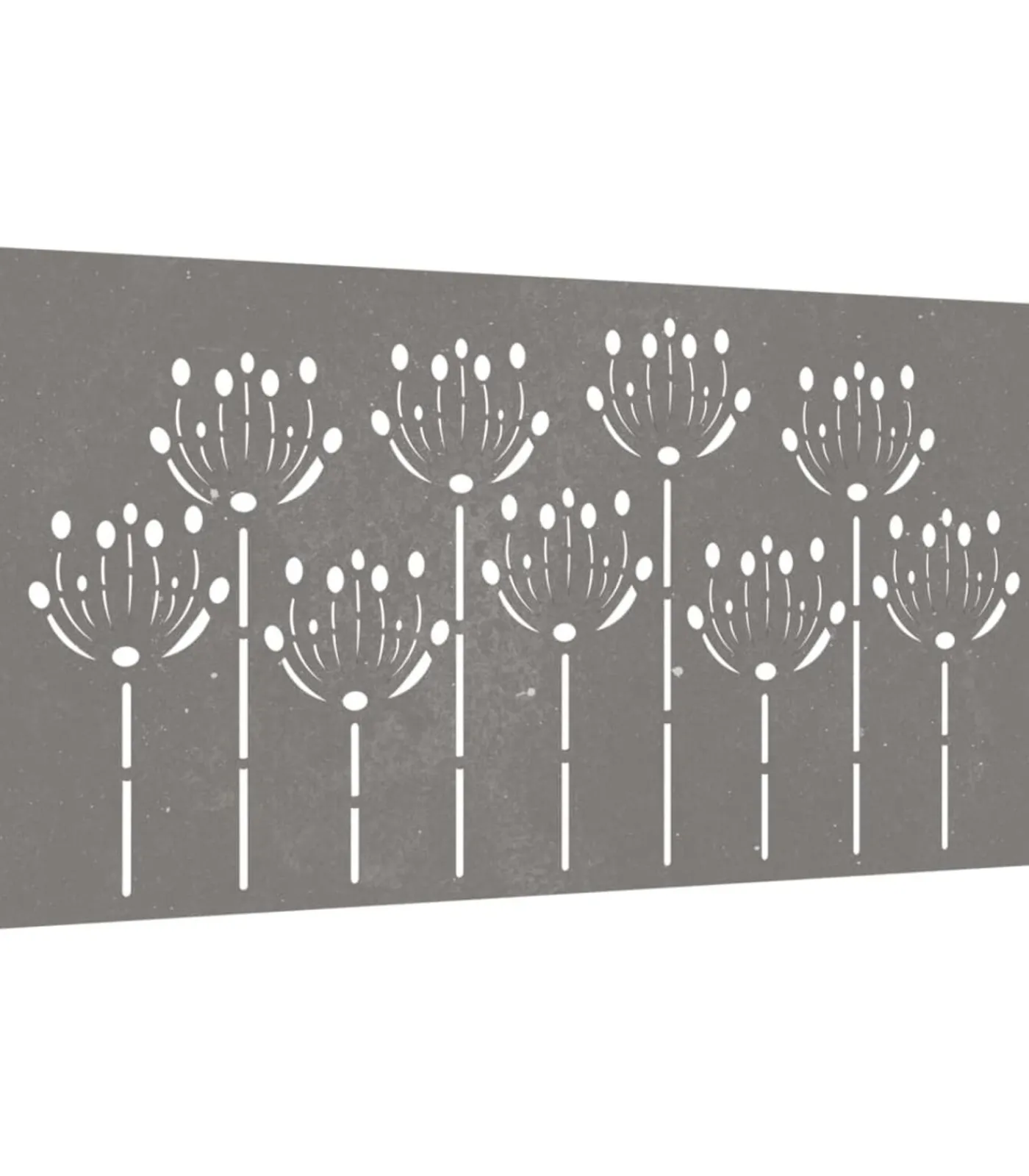 Online Wanddecoratie tuin bloemenontwerp 105x55 cm cortenstaal Decoratie