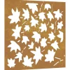 Sale Wanddecoratie tuin esdoornbladontwerp 55x55 cm cortenstaal Decoratie
