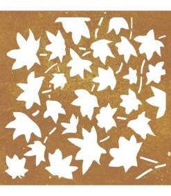 Sale Wanddecoratie tuin esdoornbladontwerp 55x55 cm cortenstaal Decoratie