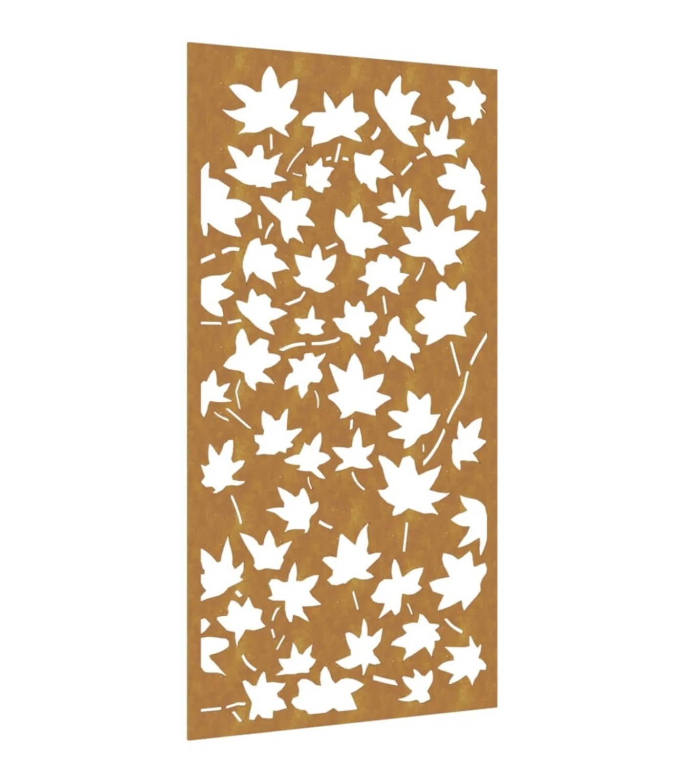 Hot Wanddecoratie tuin esdoornbladontwerp 105x55 cm cortenstaal Decoratie