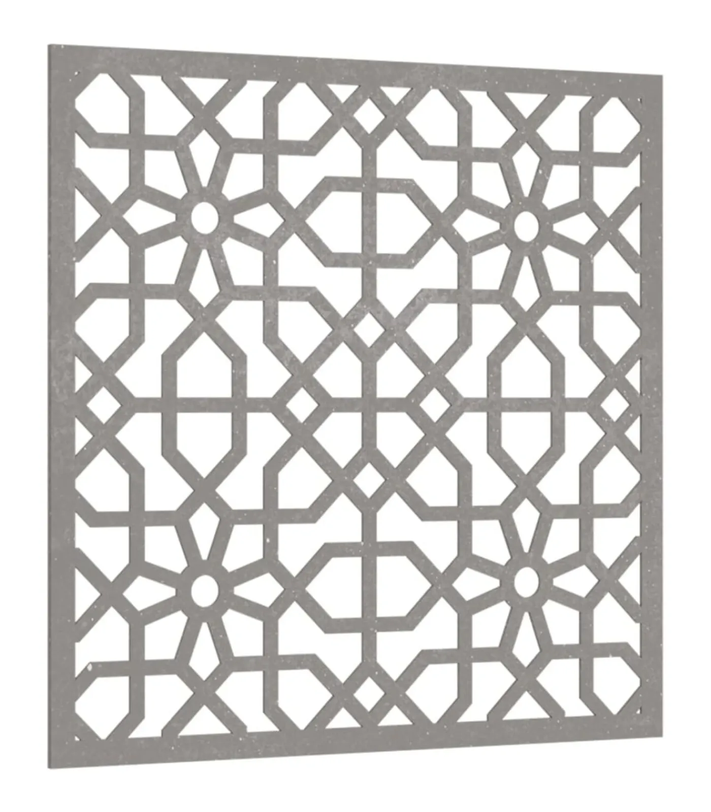 Hot Wanddecoratie tuin Moors ontwerp 55x55 cm cortenstaal Decoratie