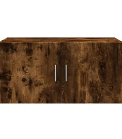 Online Wandkast 80x42,5x40 cm bewerkt hout gerookt eikenkleurig Meubels