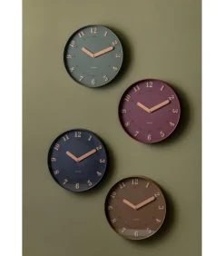 Clearance Wandklok Amena - Bruin - 40x40x40cm Klokken