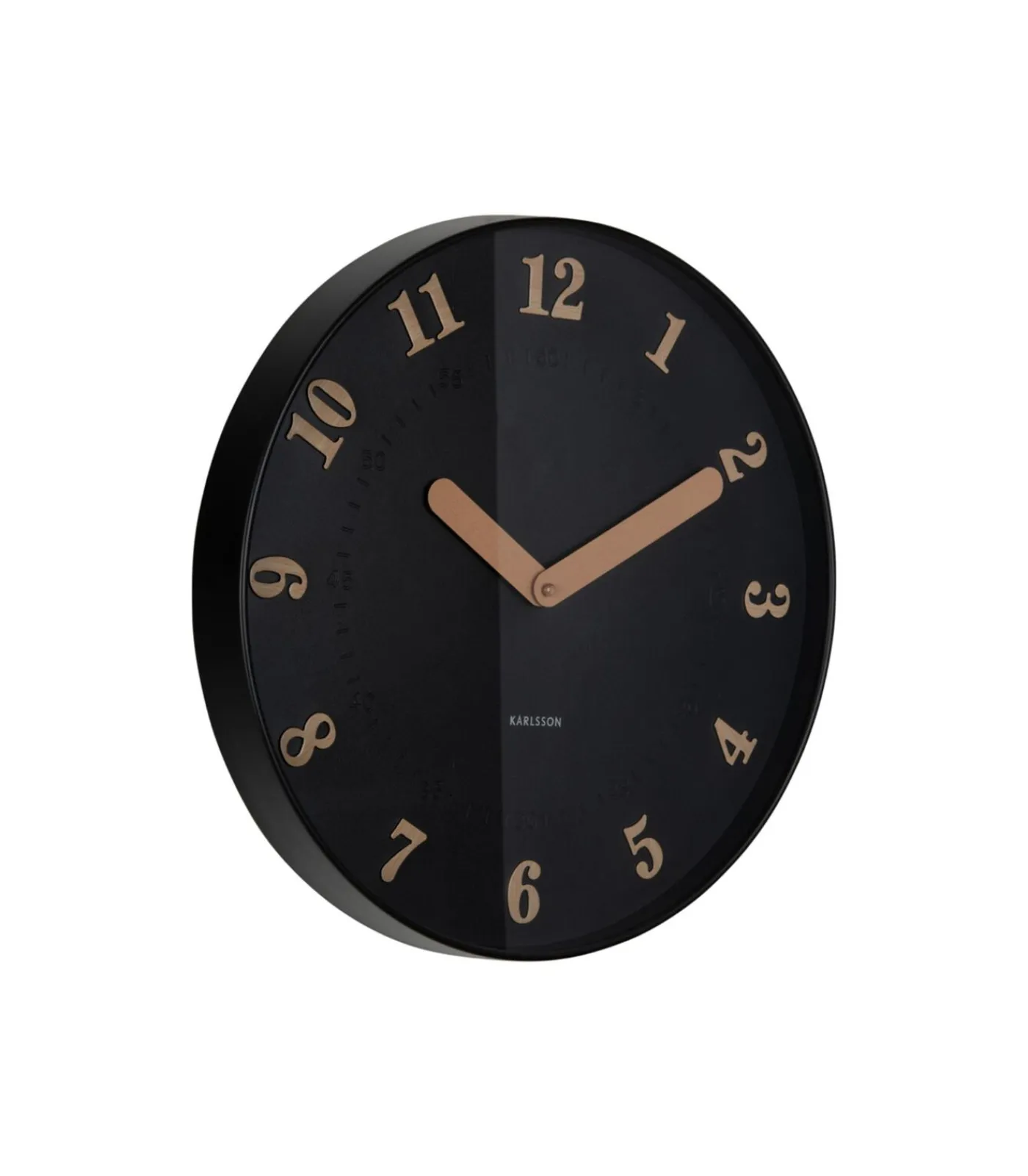 Outlet Wandklok Amena - Zwart - 40x40x40cm Klokken