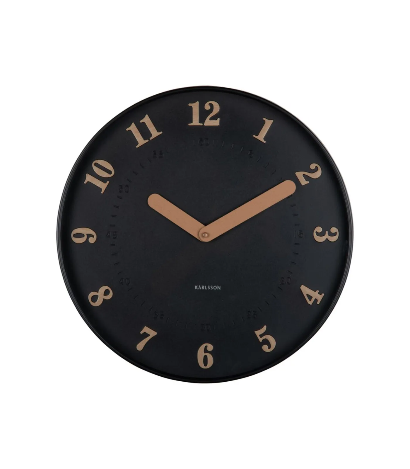 Outlet Wandklok Amena - Zwart - 40x40x40cm Klokken