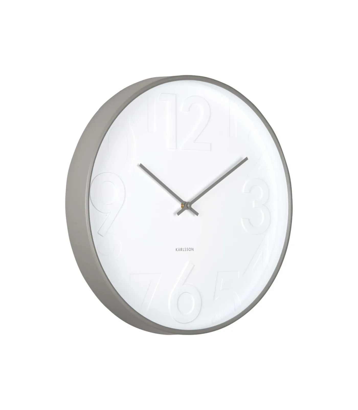 Outlet Wandklok Ayuno - Donkergrijs - Ø40cm Klokken