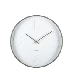 Outlet Wandklok Ayuno - Donkergrijs - Ø40cm Klokken