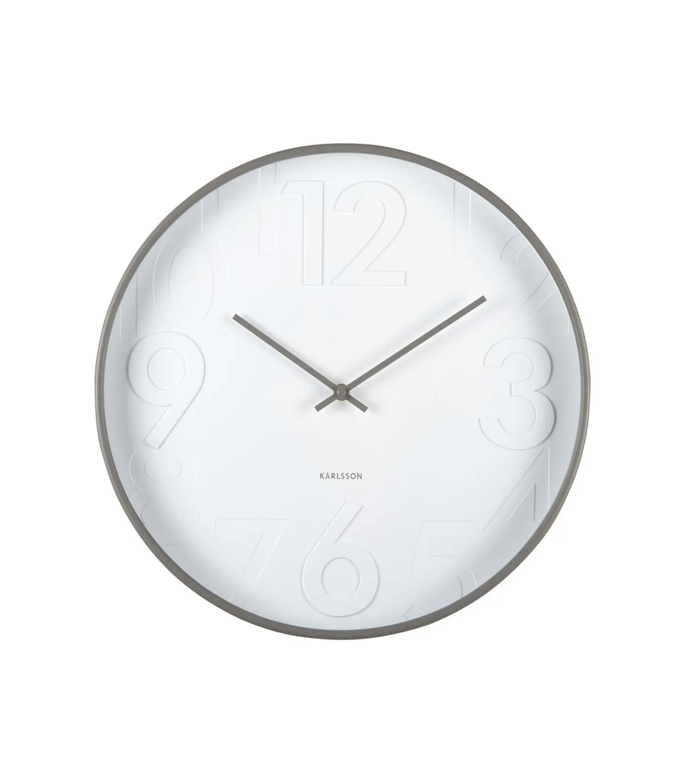 Outlet Wandklok Ayuno - Donkergrijs - Ø40cm Klokken