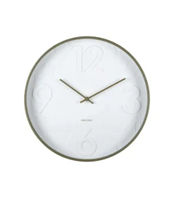 Hot Wandklok Ayuno - Legergroen - Ø40cm Klokken