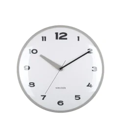 Best Wandklok Brisk Dome - Donkergrijs - Ø40cm Klokken