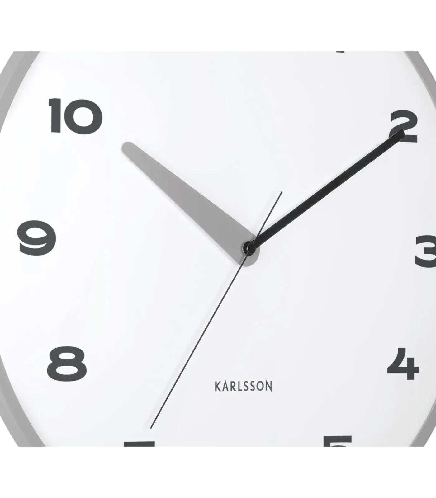 Best Wandklok Brisk Dome - Donkergrijs - Ø40cm Klokken