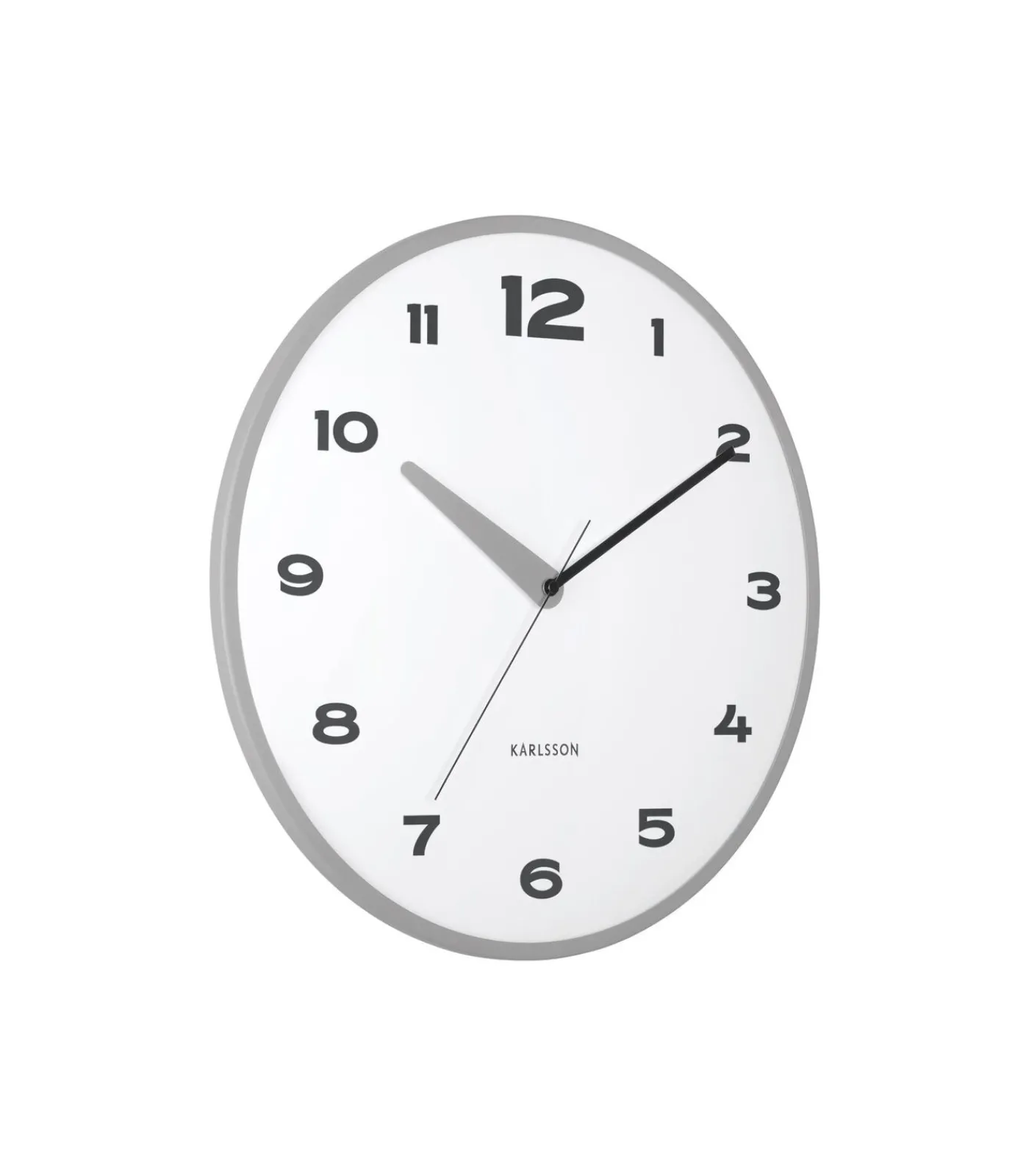 Best Wandklok Brisk Dome - Donkergrijs - Ø40cm Klokken