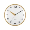 Best Wandklok Brisk Dome - Okergeel - Ø40cm Klokken